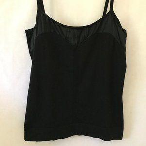 Teenflo Black Camisole with Sweetheart Detailing
